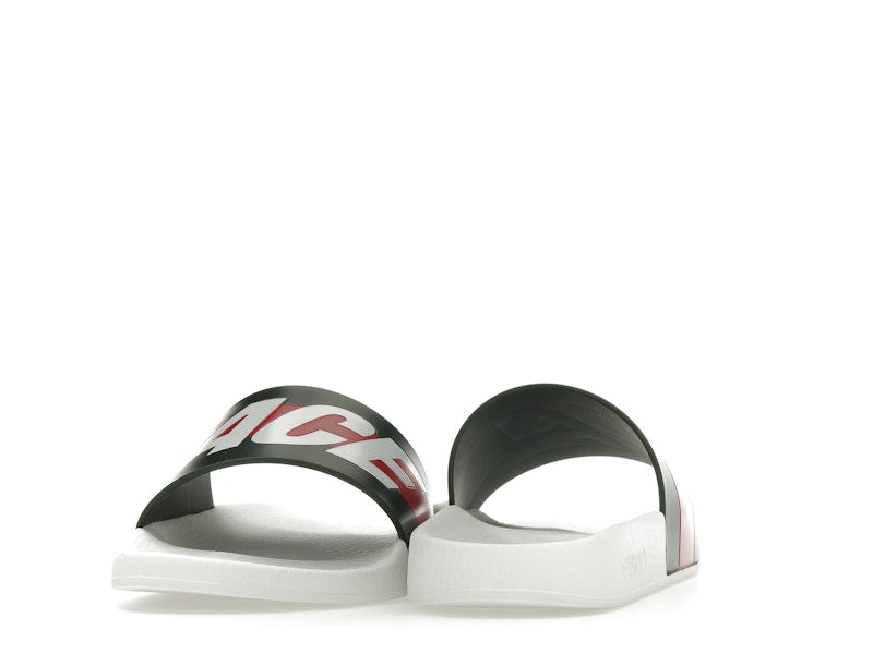 Palace x Gucci Logo Web Slide Sandal White