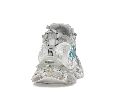 Balenciaga Runner Graffiti White Blue