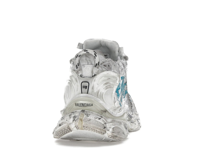 Balenciaga Runner Graffiti White Blue