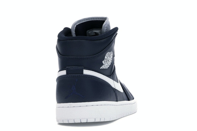 Jordan 1 Retro Mid Obsidian White