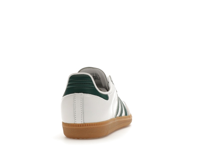 adidas Samba OG White Collegiate Green Gum (Kids)