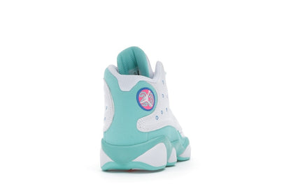 Jordan 13 Retro White Soar Green Pink (PS)