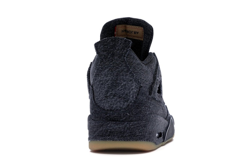 Jordan 4 Retro Levi's Black (Blank Tag)