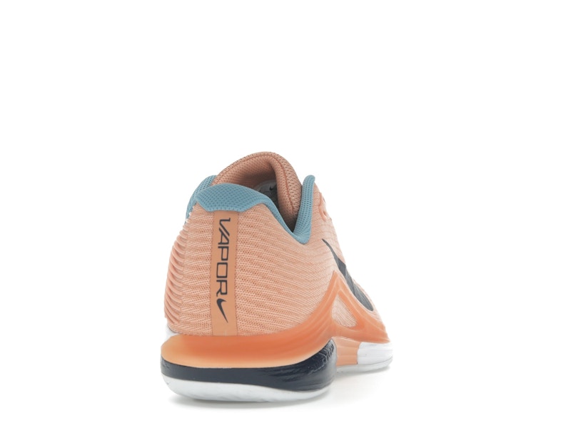 Nike Court Vapor 12 Clay Apricot Agate White Denim Turquoise Obsidian