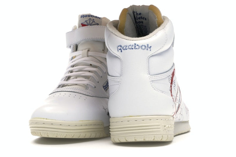 Reebok Ex-O-Fit Clean Hi Bait x Ghostbusters x Stranger Things Vintage