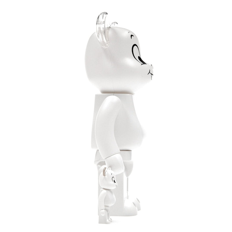 Bearbrick Casper the Friendly Ghost 100% & 400% Set White