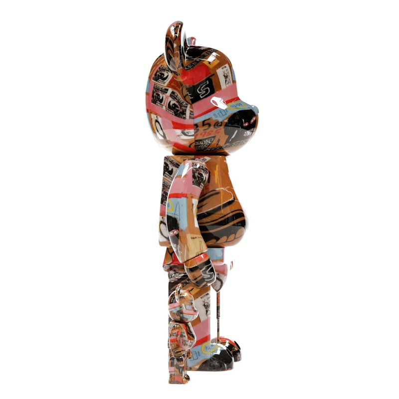 Bearbrick Andy Warhol x JEAN-MICHEL BASQUIAT #2 100% & 400% Set