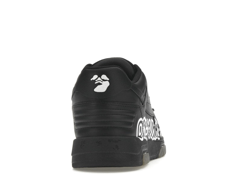 OFF-WHITE Out Of Office OOO Low Tops "Off-White" Black White