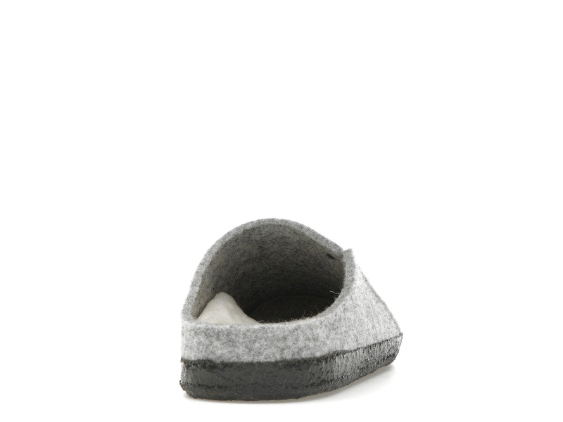 Birkenstock Zermatt Shearling Clog Wool Felt Light Gray