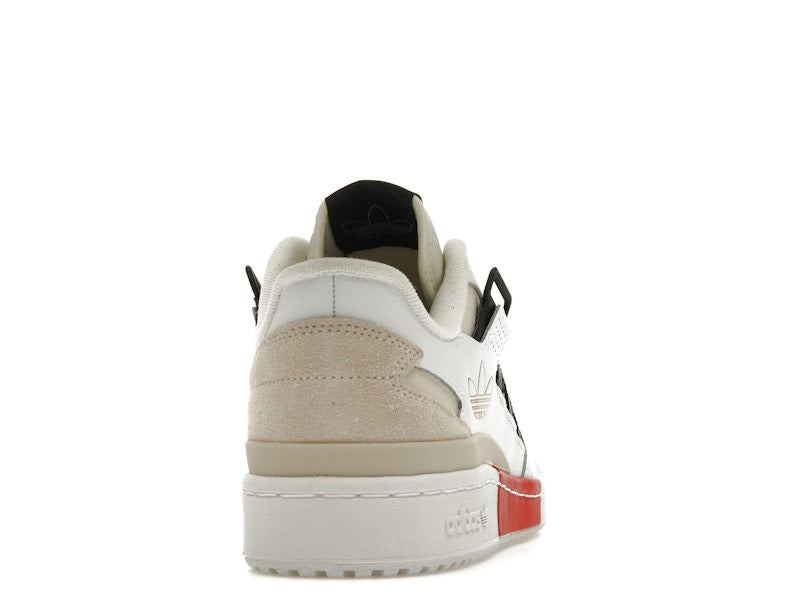 adidas Forum Exhibit Low White Vivid Red