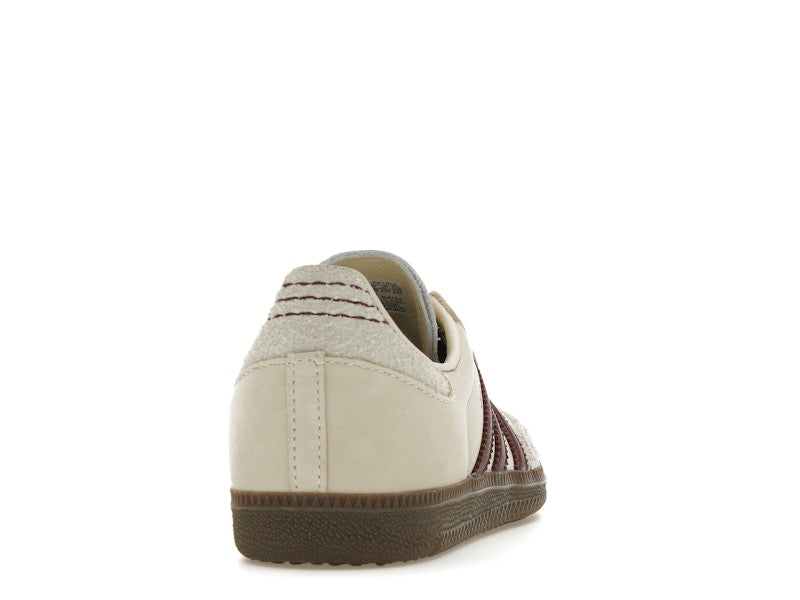 adidas Samba OG Wonder White Maroon (Women's)