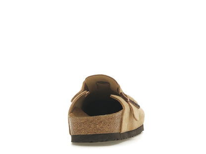 Birkenstock Boston Suede Latte Cream