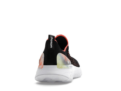 Nike React Phantom Run Flyknit Premium Black Bright Mango (Women's)