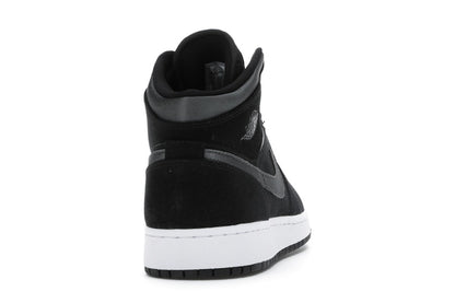 Jordan 1 Mid White Black Grey (GS)