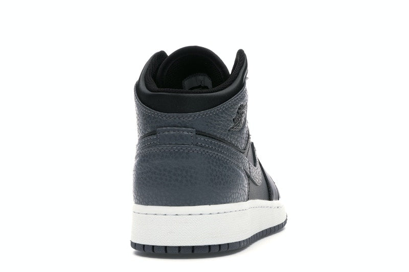 Jordan 1 Mid Black Dark Grey (GS)
