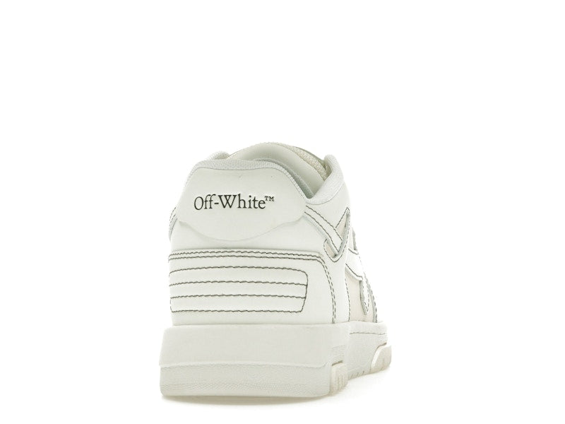 OFF-WHITE Out Of Office OOO Low Tops Cream White