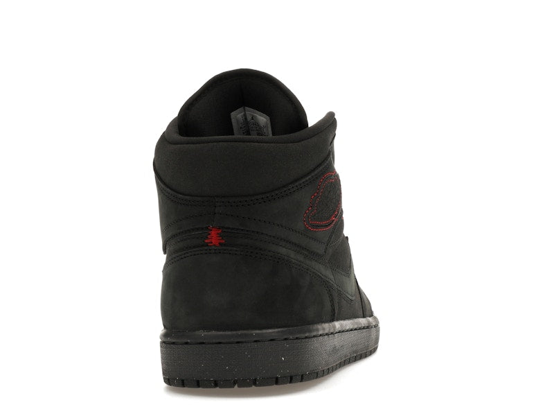 Jordan 1 Mid SE Craft Dark Smoke Red