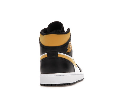 Jordan 1 Mid White Pollen Black