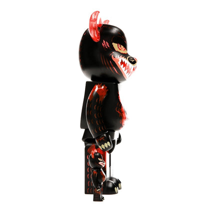 Bearbrick Godzilla VS Destoroyah version Godzilla (Meltdown) 100% & 400% Set Clear Orange Ver.