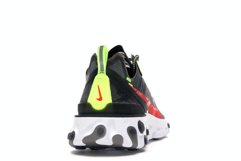 Nike React Element 87 Medium Olive Bright Crimson