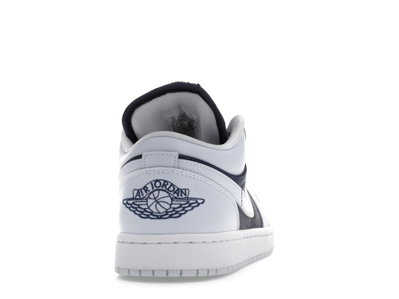 Jordan 1 Low SE Football Grey White Gym Red Midnight Navy (Women's)