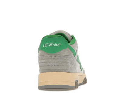 OFF-WHITE Out Of Office OOO Low Tops Light Grey Green