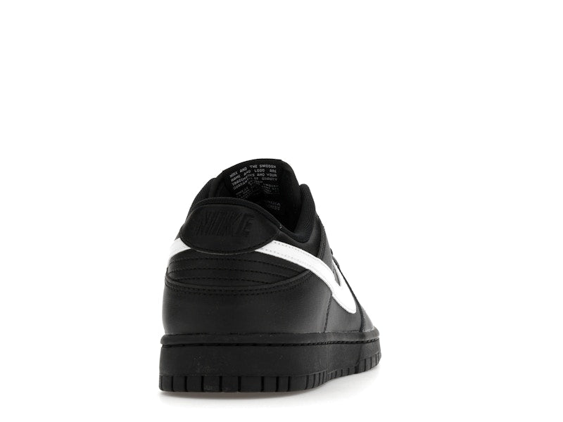 Nike Dunk Low Black White Swoosh