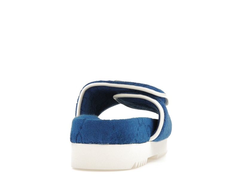 adidas x Gucci GG Platform Sandal Blue