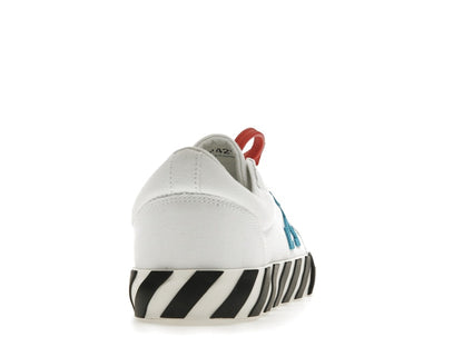 OFF-WHITE Vulcanized Low White Teal Canvas