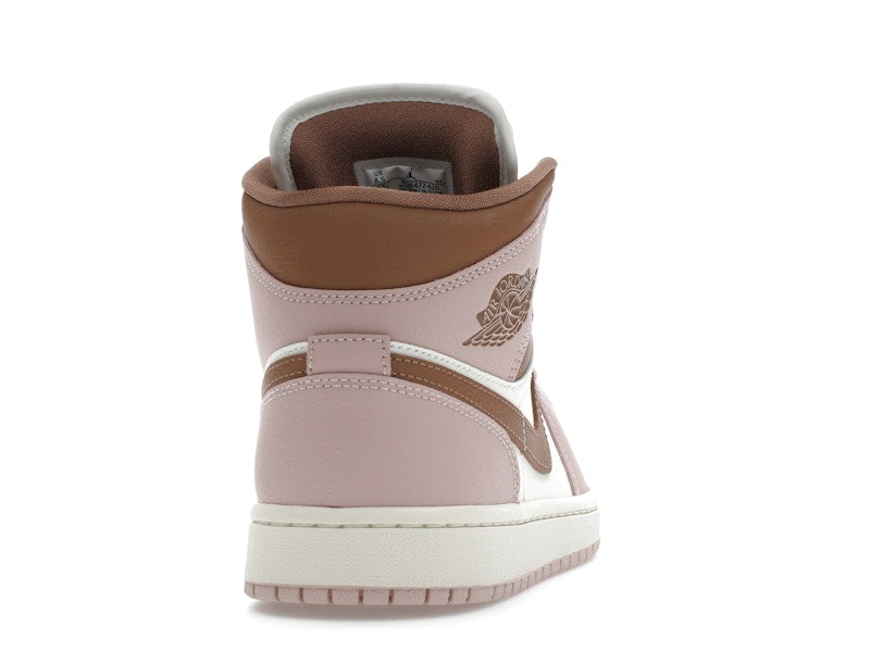 Jordan 1 Mid Pink Oxford Brown (Women's)