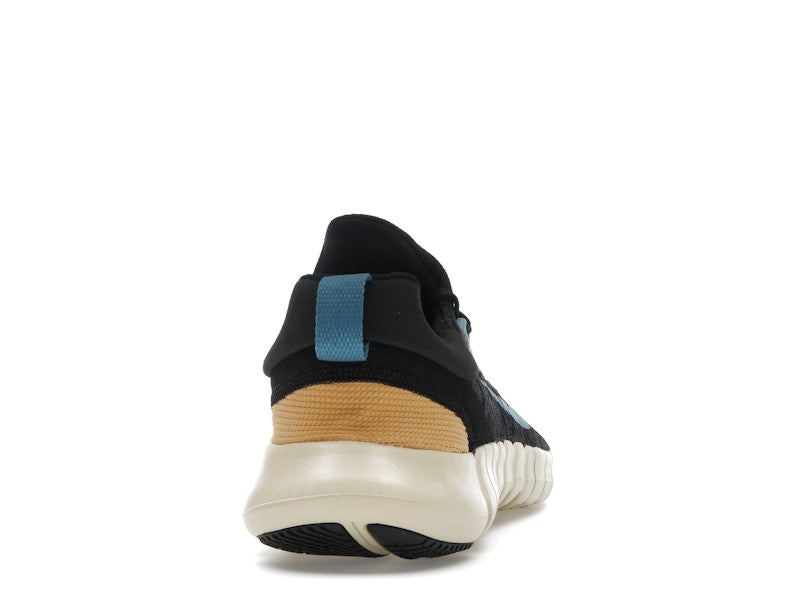 Nike Free Run 5.0 Next Nature Black Anthracite Wheat Gold Noise Aqua (Women's)
