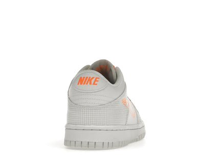 Nike Dunk Low SE 3D Swoosh Pure Platinum Total Orange (GS)