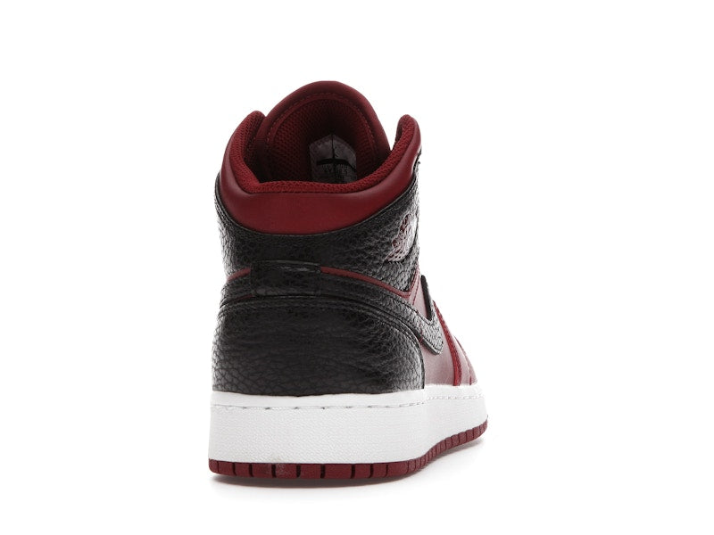 Jordan 1 Mid Team Red Black White (GS)