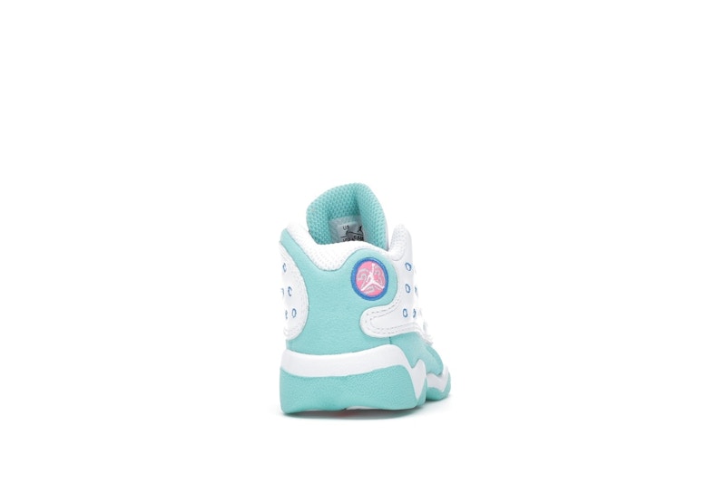 Jordan 13 Retro White Soar Green Pink (TD)