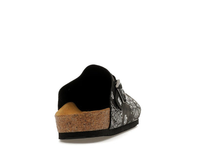 Bravest Studios Suede Paisley Clogs Black