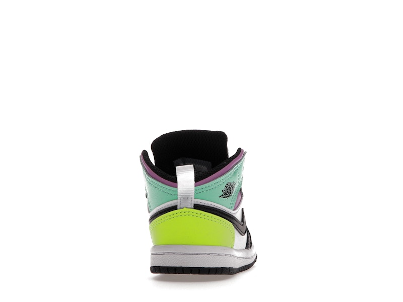 Jordan 1 Mid Pastel Black Toe (TD)