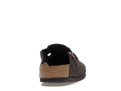 Birkenstock Boston Soft Footbed Suede  Mocha