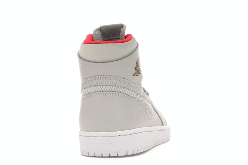 Jordan 1 Retro High Nouveau Pure Platinum Bright Crimson