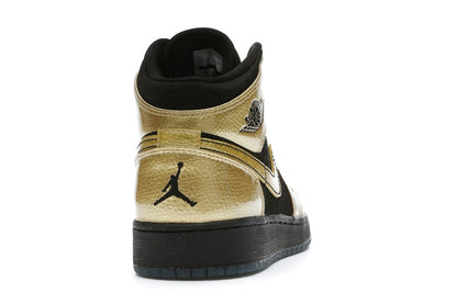 Jordan 1 Mid Metallic Gold Coin Black (GS)