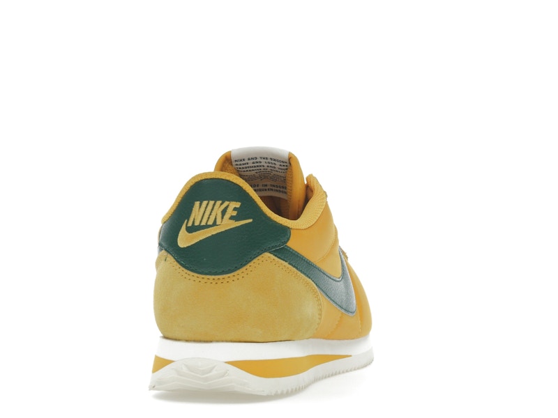 Nike Cortez Textile Yellow Ochre Gorge Green (Women's)
