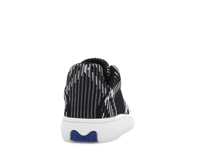Burberry Check Knit Box Sneaker Black White (Women's)