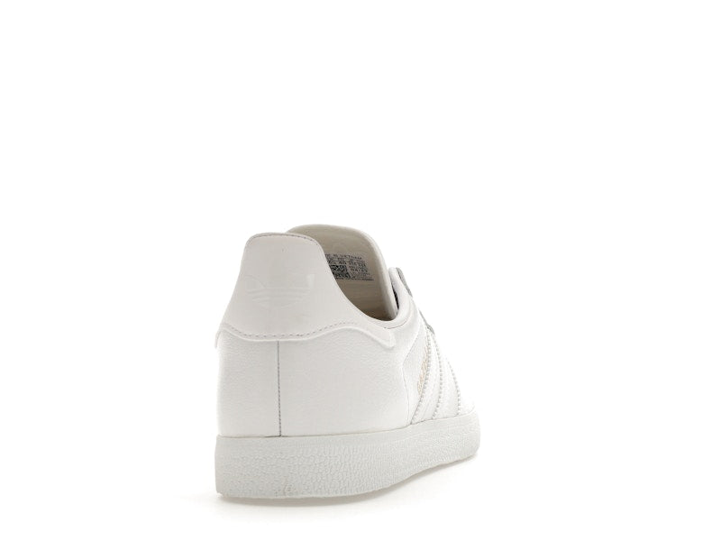 adidas Gazelle White/White-Gold Metallic