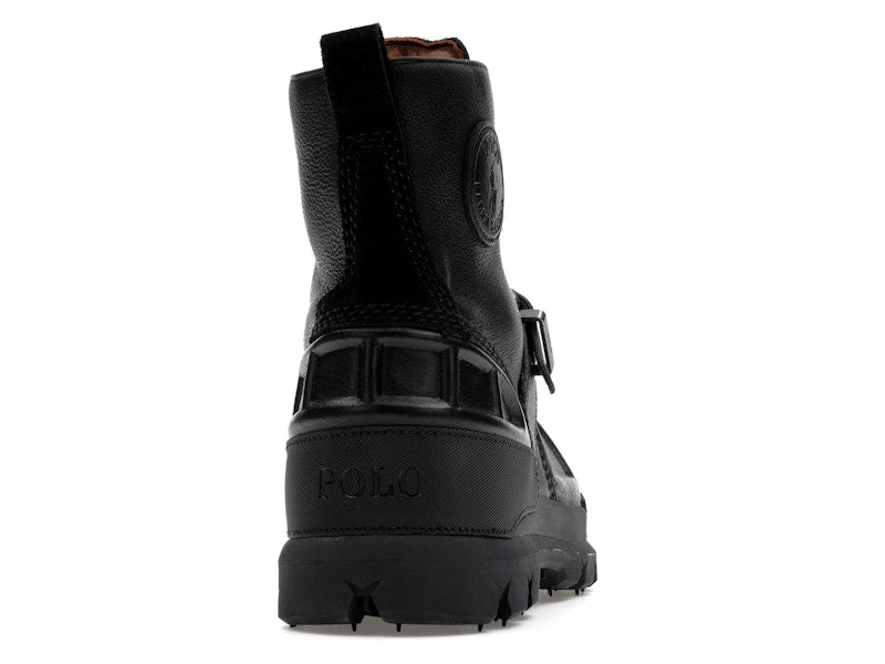 Polo Ralph Lauren Oslo High Oiled Leather Boot Black