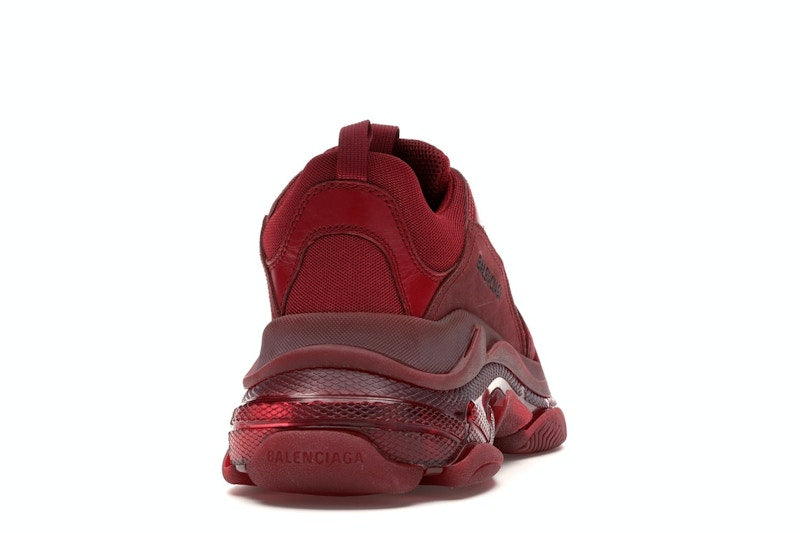 Balenciaga Triple S Burgundy Red