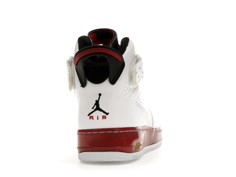 Jordan Fusion 6 Varsity White Red