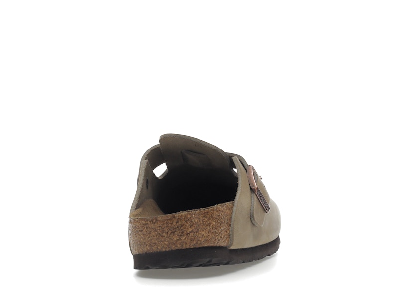 Birkenstock Boston Soft Footbed Oiled Leather Tobacco Brown