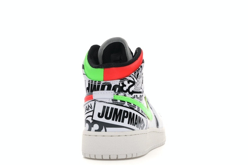 Jordan 1 Mid All Over Logos (GS)