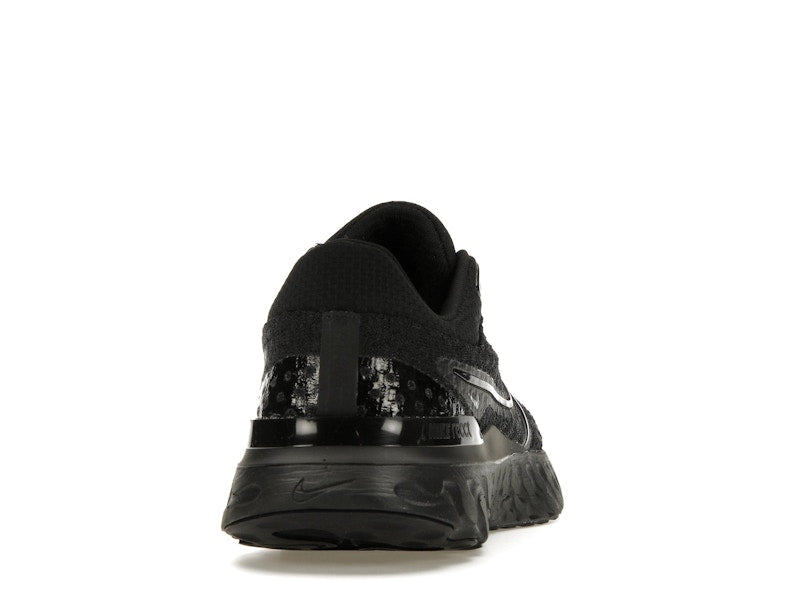 Nike React Infinity Run Flyknit 3 Triple Black (Women's)