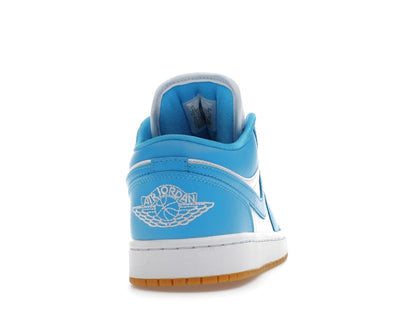 Jordan 1 Low White Gum Light Brown Dark Powder Blue (Women's)
