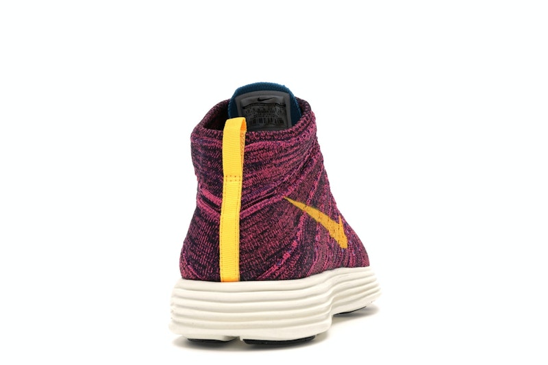 Nike Lunar Flyknit Chukka Grand Purple Laser Orange